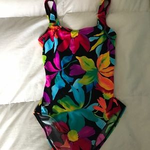 Speedo floral swimsuit